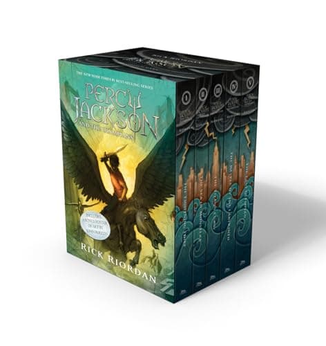 Percy Jackson and the Olympians five-book paperback boxed set