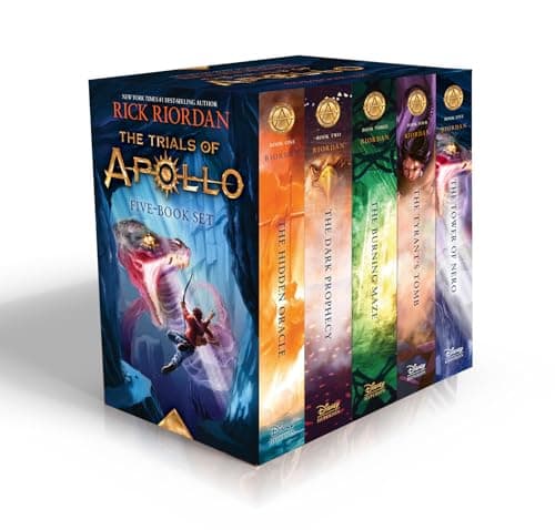 The Trials of Apollo five-book paperback boxed set
