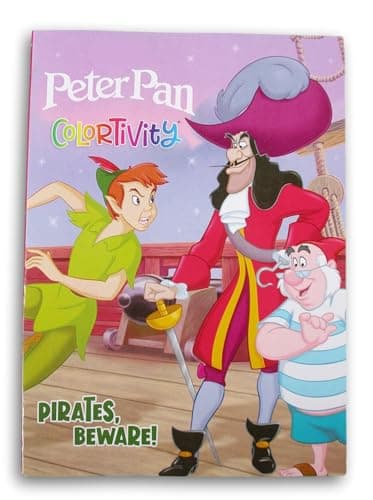 Peter Pan coloring and activity book