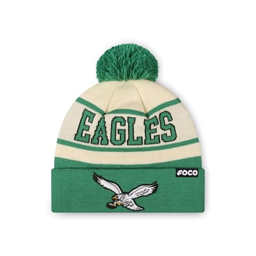 Philadelphia Eagles Retro Pom Beanie