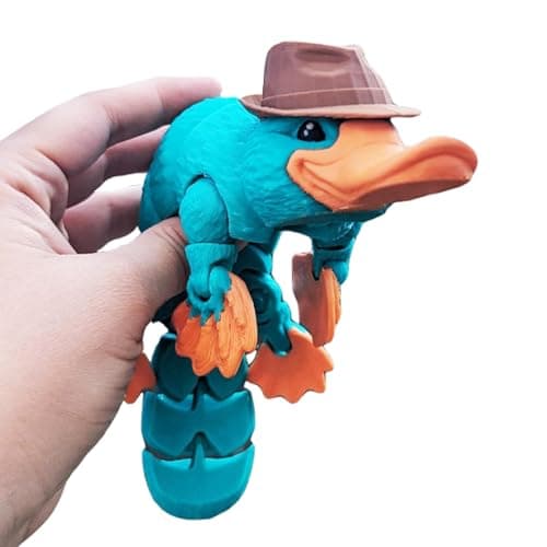 Articulated 3D-Printed Platypus Fidget Toy