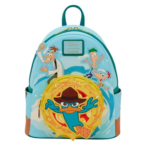 Loungefly Phineas and Ferb Light-Up Mini Backpack