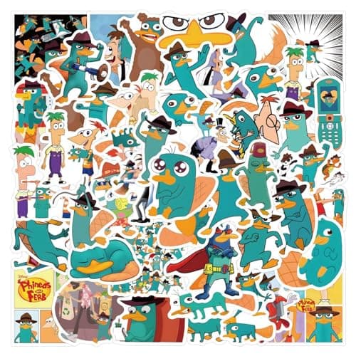 Perry the Platypus Waterproof Sticker Set