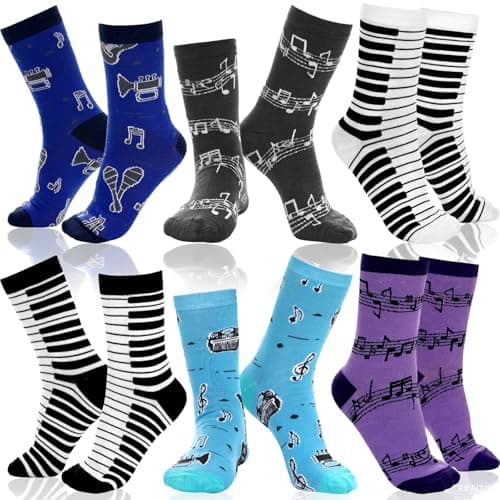 Chicingyou music-themed socks, 12 pairs