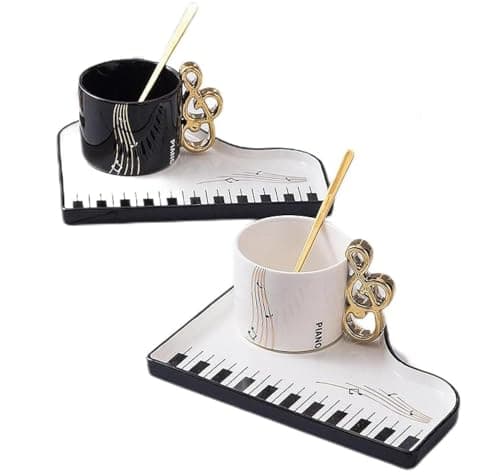 Jianghehaihai piano coffee mug