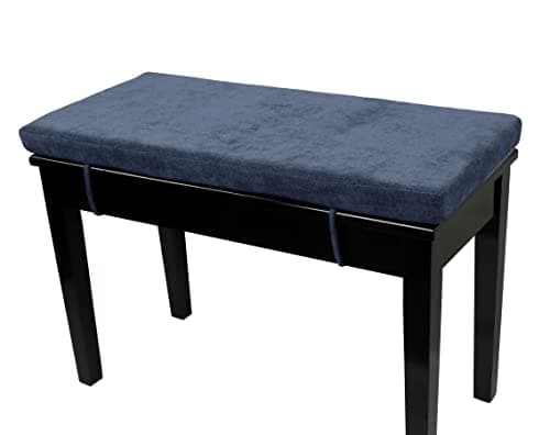 Loveboat navy piano-bench cushion
