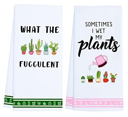 LXOMILL Plant Lover Kitchen Towel