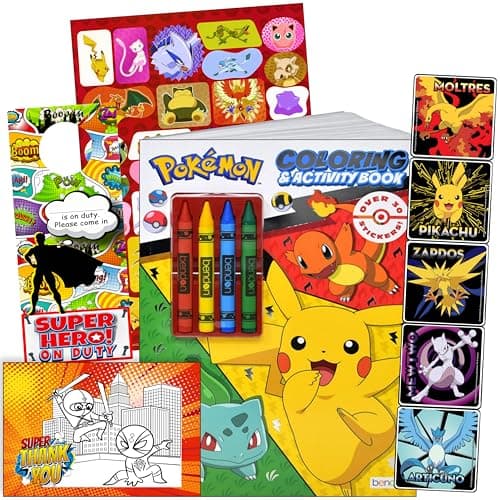 Pokémon Stickers and Coloring Activity Set