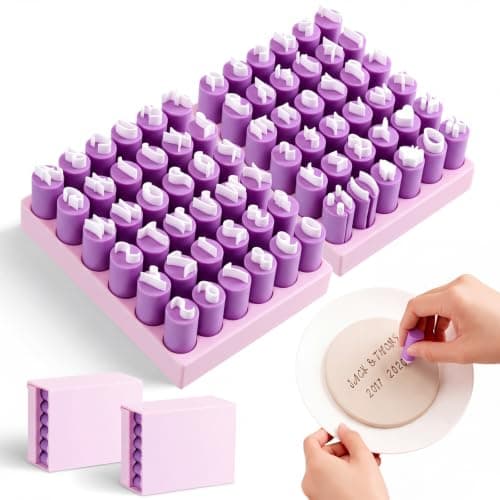 Aceorbit Clay Letter Stamps