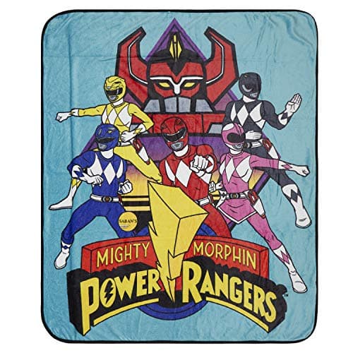 Mighty Morphin Power Rangers Throw Blanket