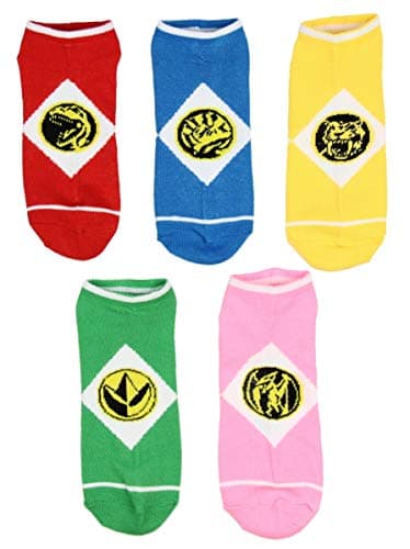 Power Rangers Character Ankle Socks 5-Pack