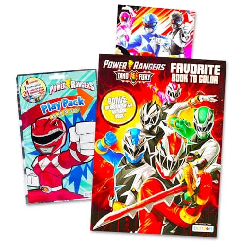 Power Rangers Coloring Book Set