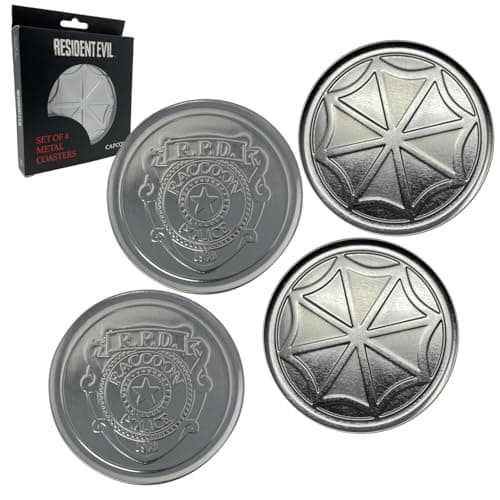 Resident Evil Metal Coaster Set