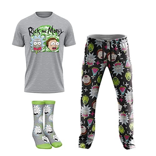 Lounge Set with T-shirt, Pants, and Socks