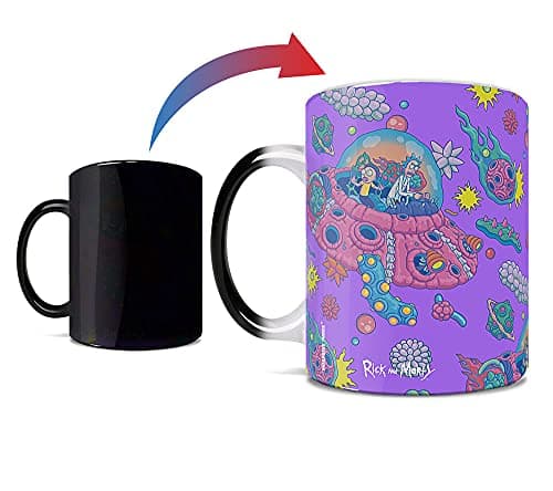 Rick and Morty Space Cruiser Color Changing Mug