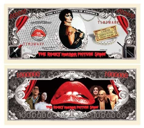 Rocky Horror Million Dollar Bills, 25-Pack