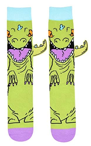 Rugrats Reptar Cosplay Crew Socks