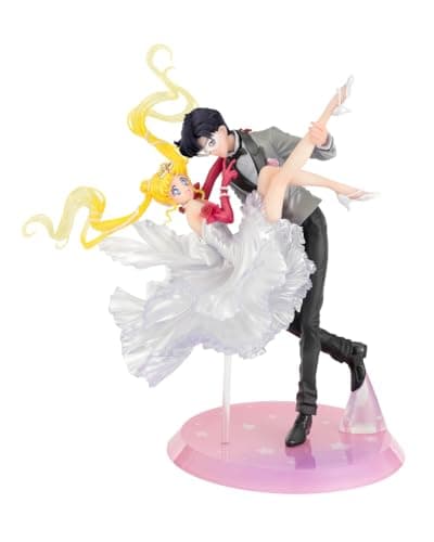 Usagi and Tuxedo Mask Moonlight Glow figure
