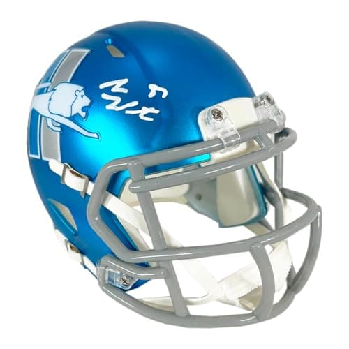 Sam Laporta Signed Lions Mini Helmet