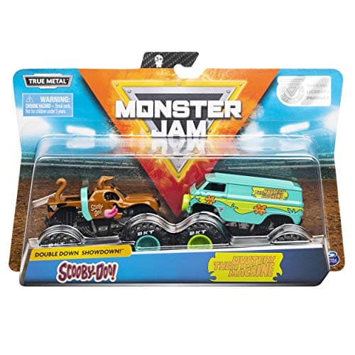 Scooby Doo vs. Mystery Machine Die-Cast Trucks, 2 Pack