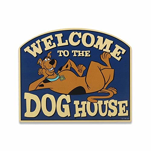 Scooby-Doo Welcome to the Dog House Metal Sign