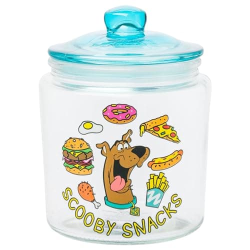 Scooby Snacks Glass Cookie Jar