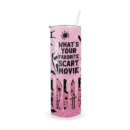 Scream Stainless Steel Tumbler with Straw