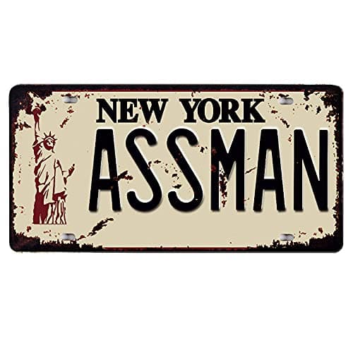 Assman Embossed Tin Sign