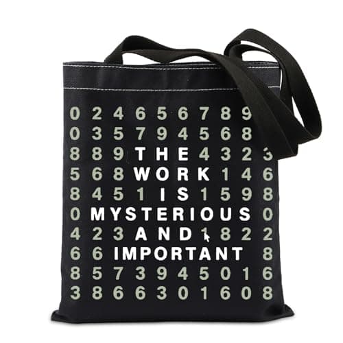 Work Is Mysterious and Important tote bag