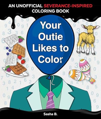 Your Outie Likes to Color coloring book