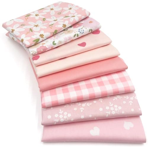 Aubliss eight-piece cotton fat-quarter bundle