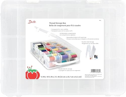 Dritz double-sided thread storage box
