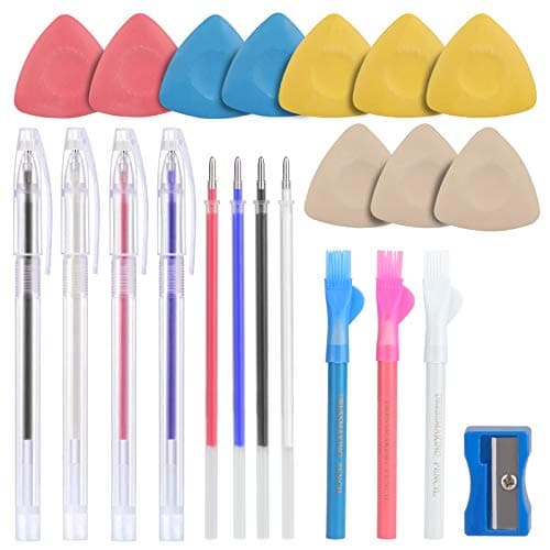 Tailor's chalk, fabric pens and pencils set