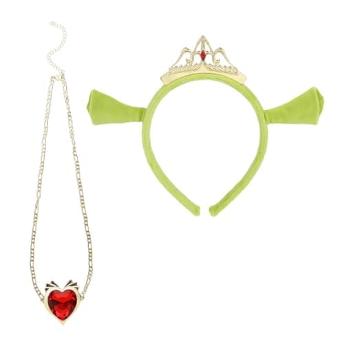 Fiona ogre ears headband and necklace set