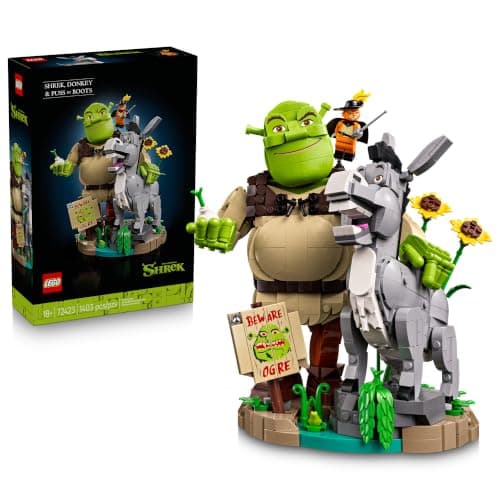 LEGO Shrek, Donkey & Puss in Boots building set