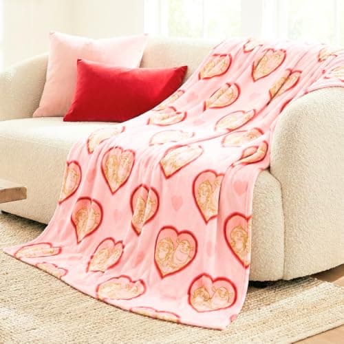 Shrek and Fiona plush throw