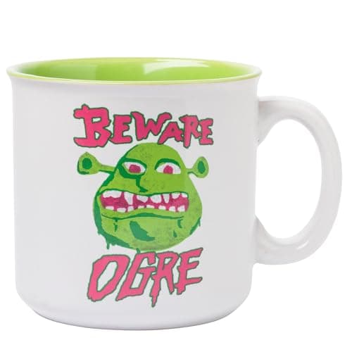 Silver Buffalo Shrek Beware Ogre mug