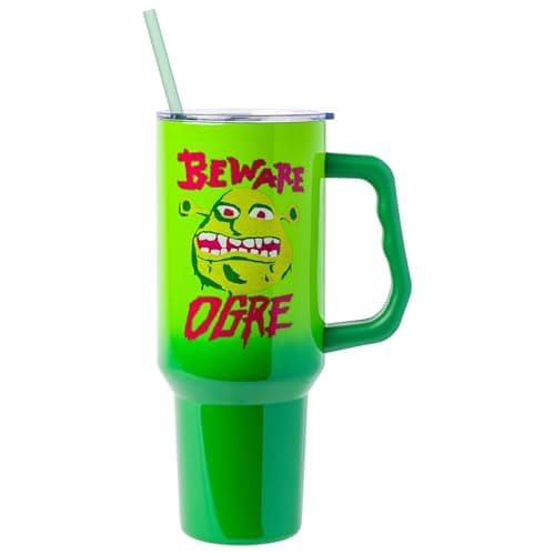 Silver Buffalo Shrek Beware Ogre tumbler