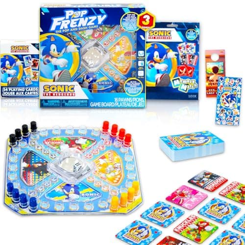Sonic 3-in-1 Board Game Set