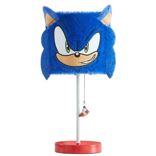 Sonic Figural Plush Shade Table Lamp