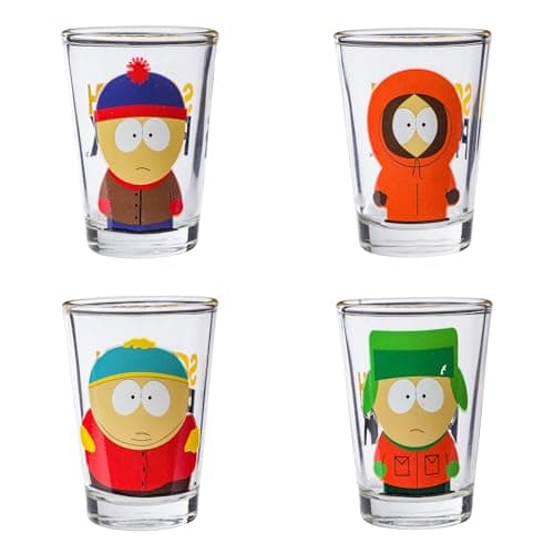 South Park Character Mini Glass Set