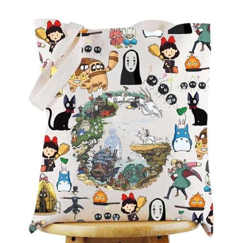 No-Face and Kiki Tote Bag