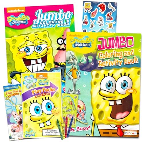 SpongeBob Coloring and Sticker Book Set