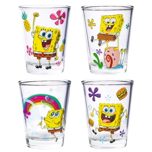 SpongeBob Gary Mini Glass Set