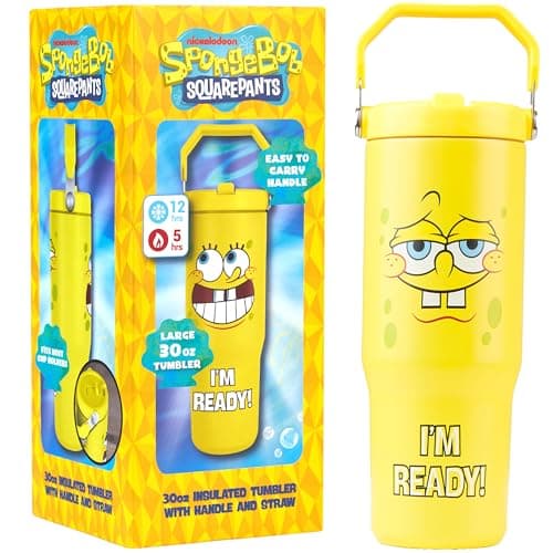 SpongeBob Insulated Tumbler with Straw
