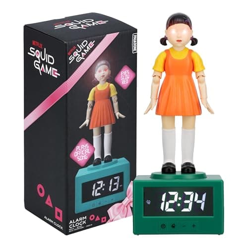Squid Game Doll Alarm Clock with Light