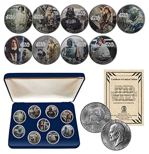 Star Wars 1976 Eisenhower Dollar Coin Set