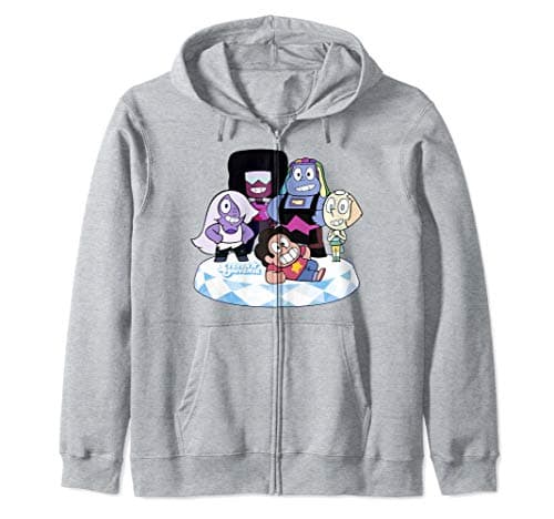 Chibi Crystal Gems Zip Hoodie