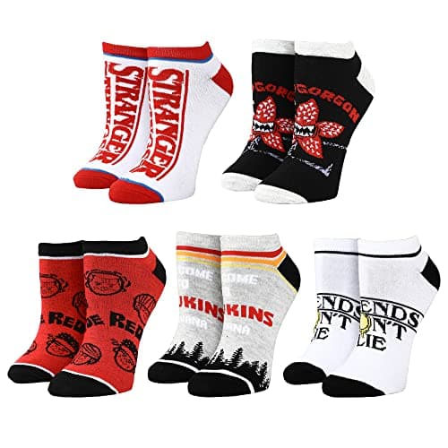 Stranger Things Logo Ankle Socks 5-Pack