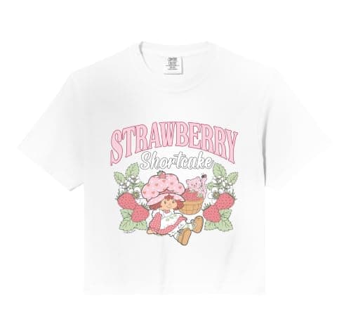 Strawberry Shortcake Berry Basket cropped T-shirt